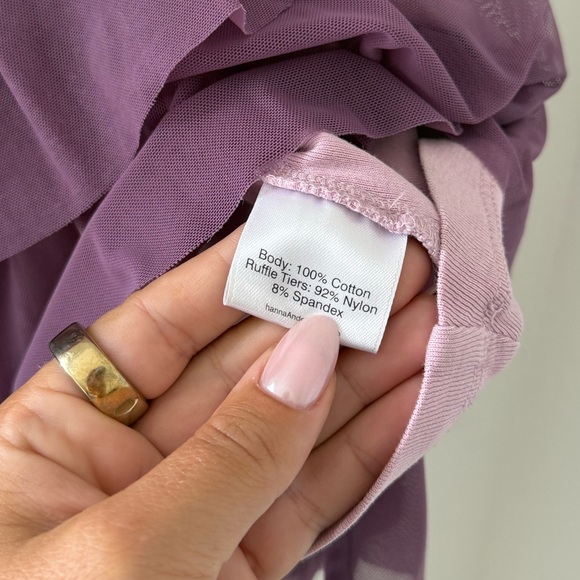 Hanna Andresson Girls Swish Sparkle Dress With Tulle Tiers - Picture 3 of 5